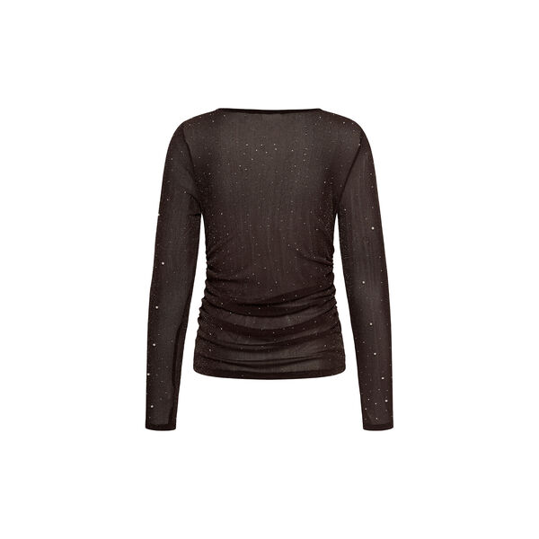 MaisieSZ Blouse, chocolate brown, Saint Tropez