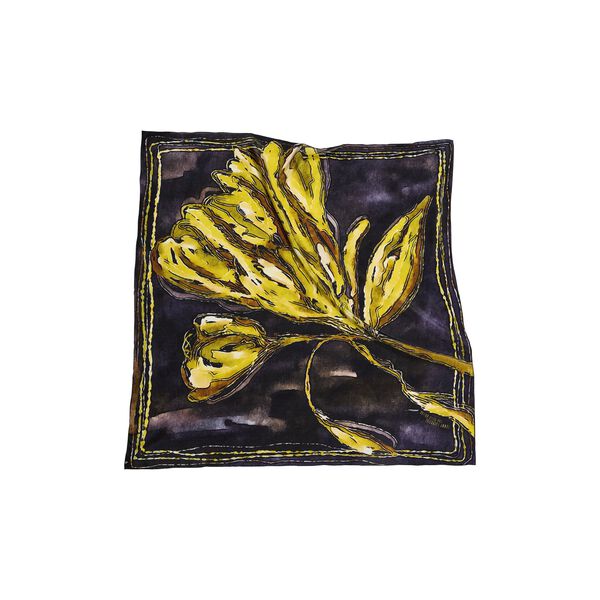 LIME FLOWER scarf, black, Bella Ballou