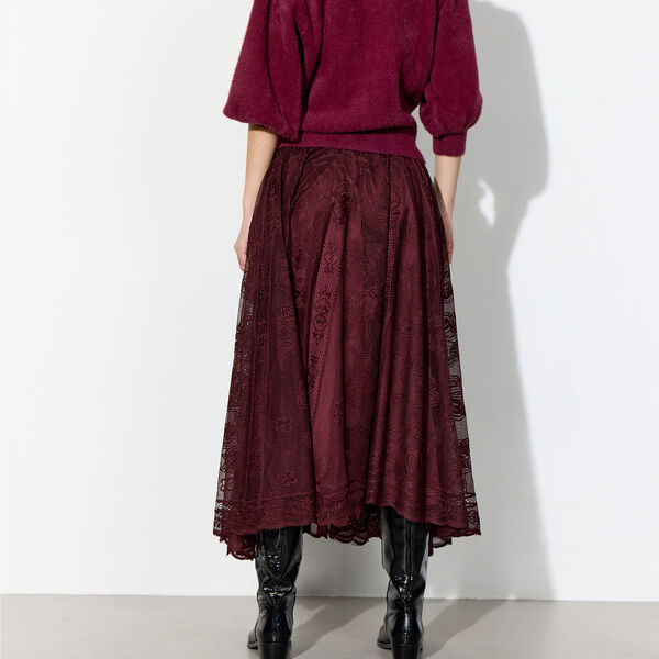Stine Skirt, oxblood, HUNK&Oslash;N