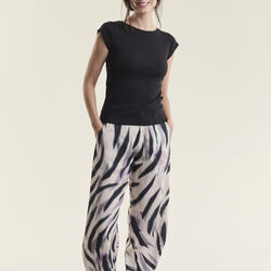 Harukaze pants, zebra rose, BITTE KAI RAND