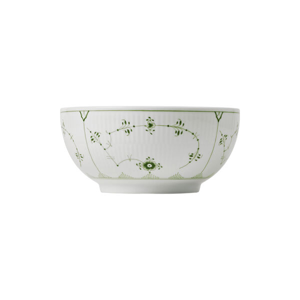 Green Fluted Plain Bowl 110 cl, Royal Copenhagen