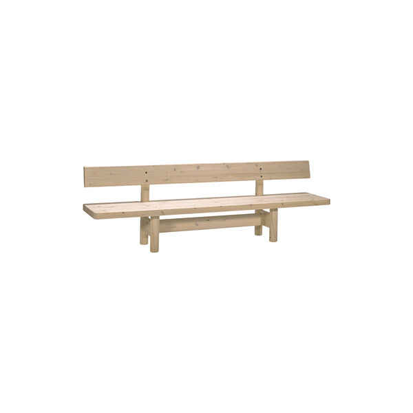 Nordsø Bench with Backrest, onecollection