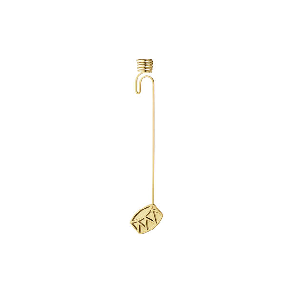 2026 Christmas Candleholder Drum, gold, Georg Jensen