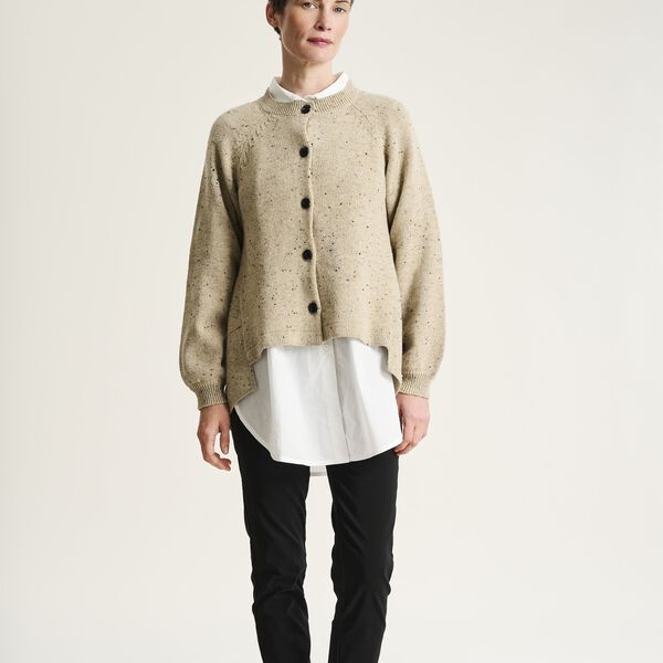 Shinabi cardigan with buttons, stone w sprinkles, BITTE KAI RAND