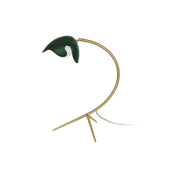 PS38 Table Lamp, green/brass, ATBO