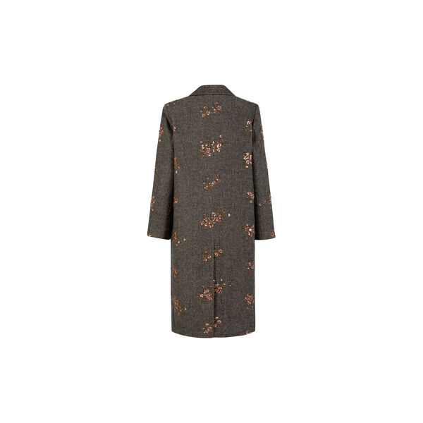 Sequins coat, rose/olive sequins, Coster Copenhagen