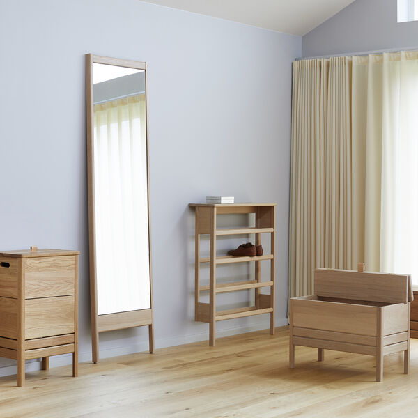 A Line Mirror, white oak A Line Mirror, white oak, Form & Refine