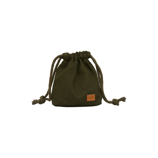 Canvas Treat bag, olive, Drew's Dogwear