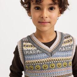 Taj Knitted Vest, fair isle, MarMar Copenhagen