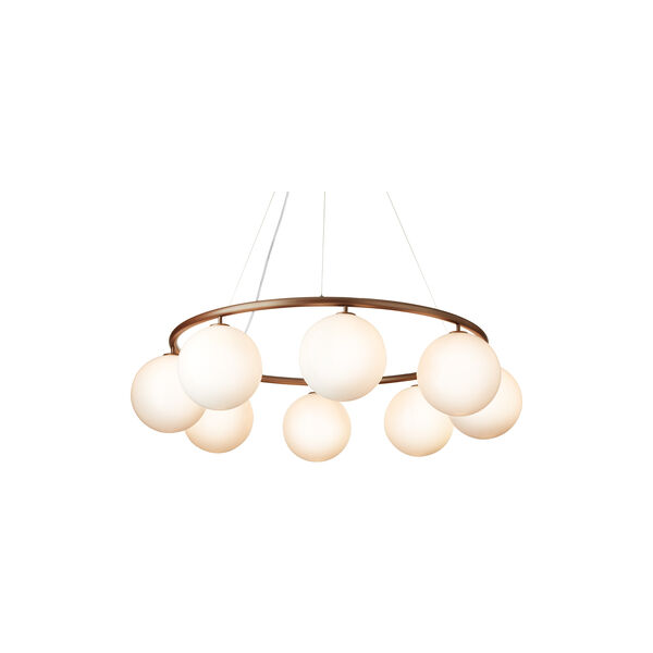 Miira 8 Circular Pendant,  dark bronze/opal Miira 8 Circular Pendant,  dark bronze/opal, Nuura