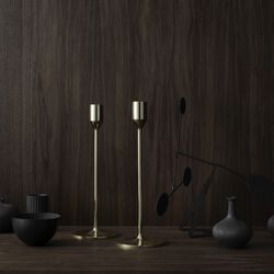 Nattlight Candlestick Small, brass, Skultuna