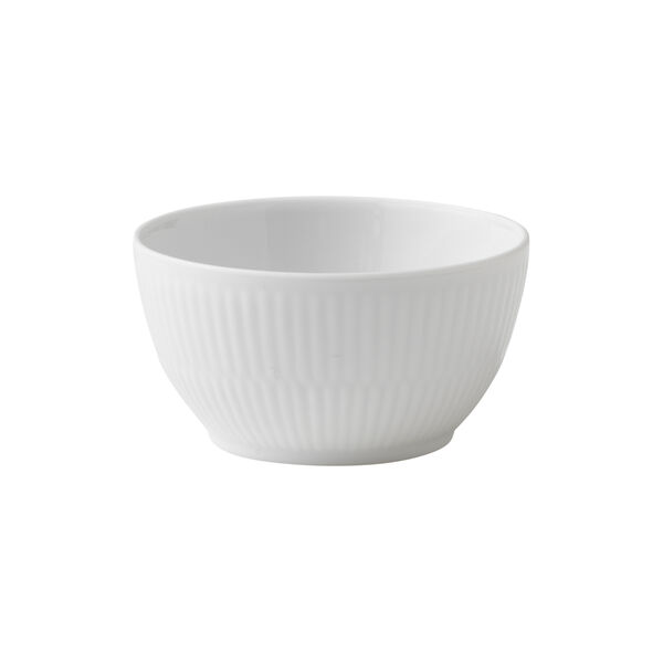 White Fluted Sugar Bowl 15 cl, Royal Copenhagen