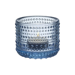Kastehelmi tealight holder, aqua, Iittala