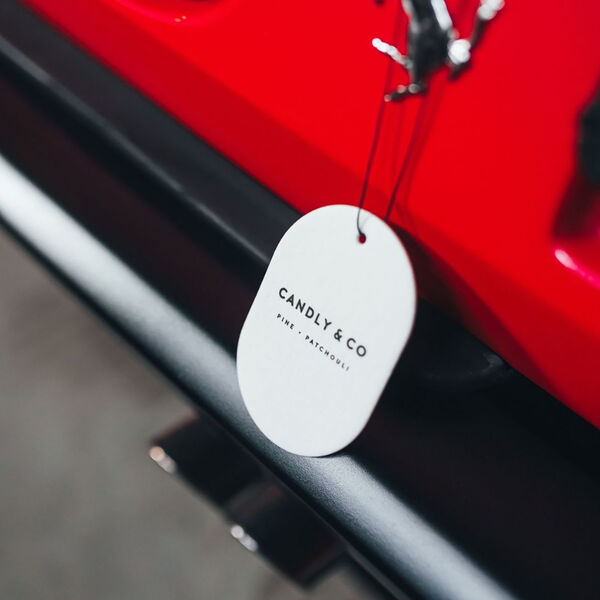 No. 4 Scented Car/Room Tag, Pine/Patchouli No. 4 Scented Car/Room Tag, Pine/Patchouli, Candly & Co