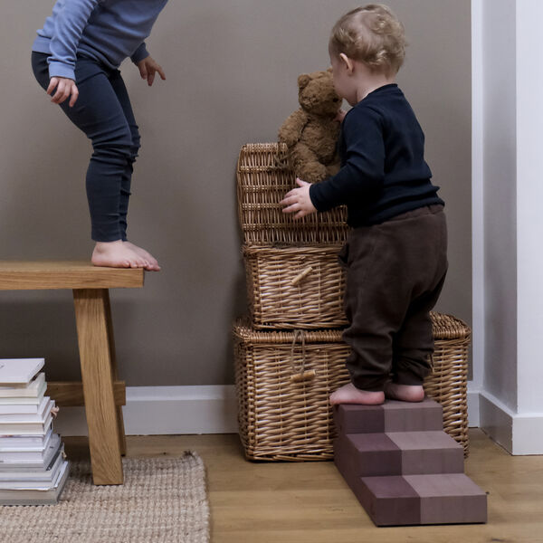 Crocodile M, vintage rose, bObles