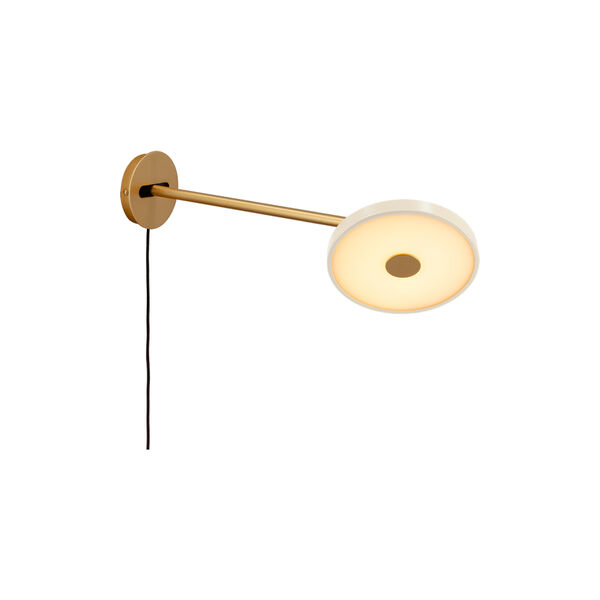 Asteria Long Wall Lamp, pearl white, UMAGE