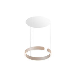 Mito sospeso 40 Pendant, matt gold, Occhio