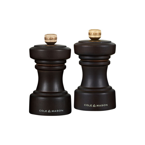Hoxton Salt and pepper mill set , chocolate, Cole & Mason