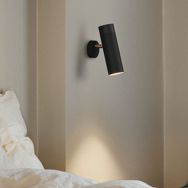 Patrone Wall Lamp, black-browned brass, Thorup Copenhagen
