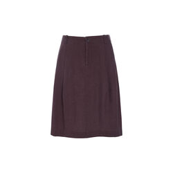 Lazy linen skirt with pleats, raisin, BITTE KAI RAND