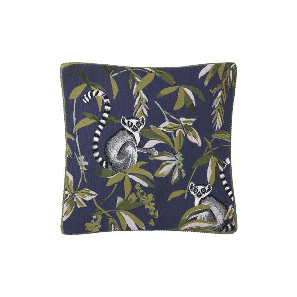 L&eacute;murien Encre Cushion Cover, Yves Delorme