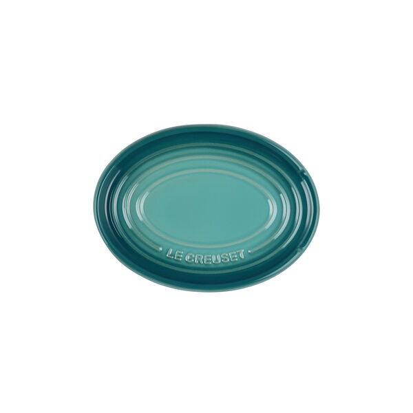 Oval Spoon Rest, bleu riviera, Le Creuset