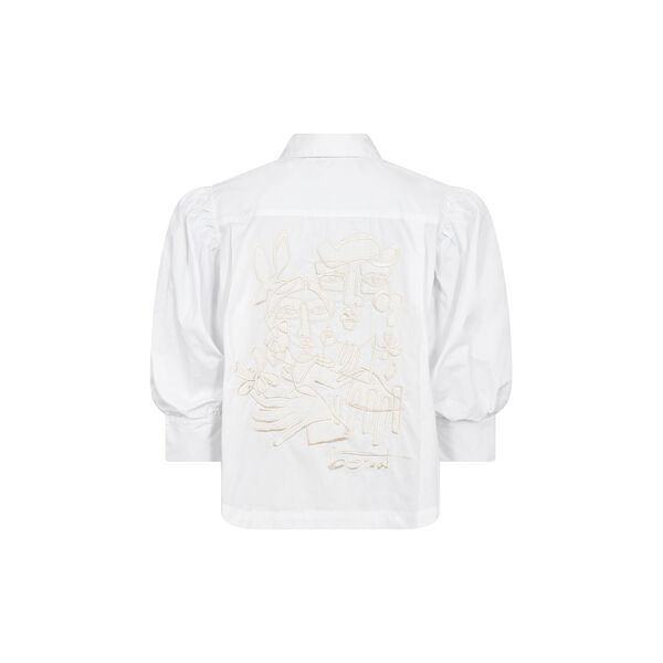 MMAdjao Bernat Emb Shirt, white, MOS MOSH