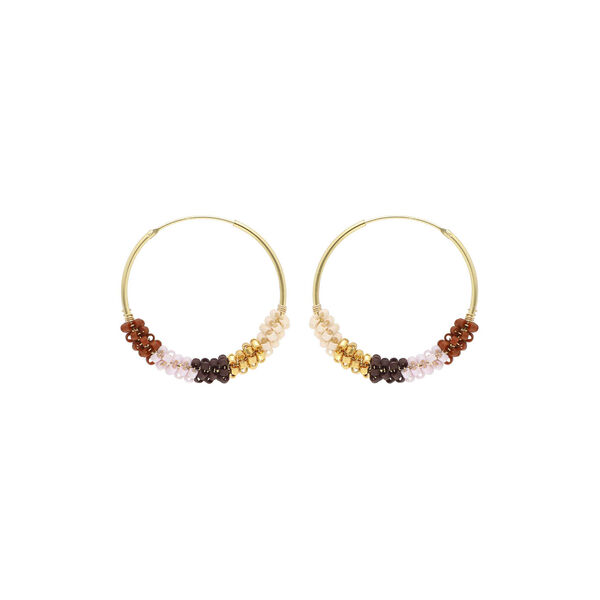 Cindy Earrings, cappuccino, Nuni Copenhagen