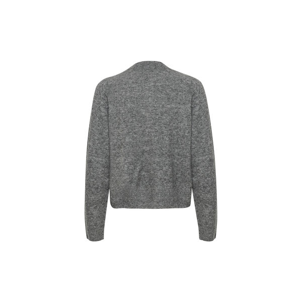 KBNoabelle Plain Cardigan, opal gray melange, Karen by Simonsen