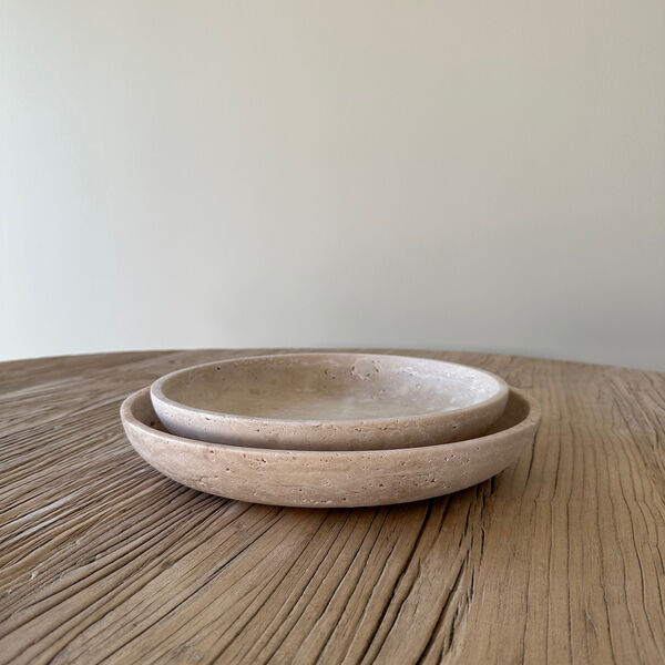 LUNA Plate Medium, sand, HOEME Copenhagen