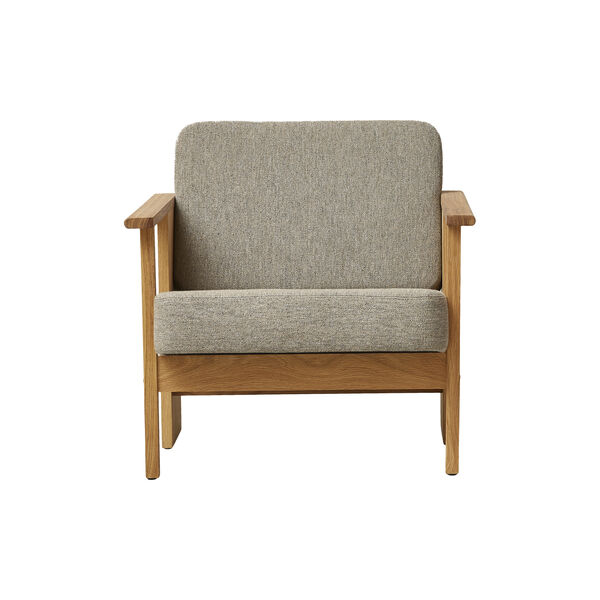Block Lounge Chair, oak/hallingdal 65, Form & Refine