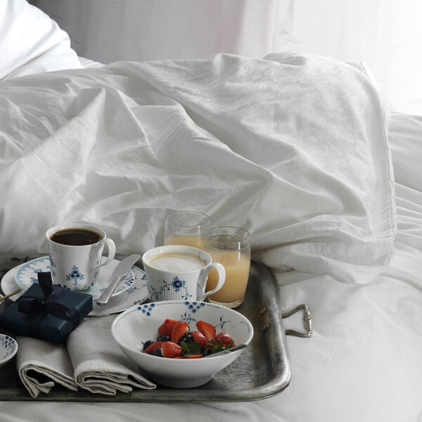 Blue Elements High Handle Cup with Saucer 24 cl, Royal Copenhagen