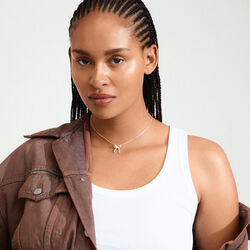 CASSIAN Necklace, silver plated, Pilgrim