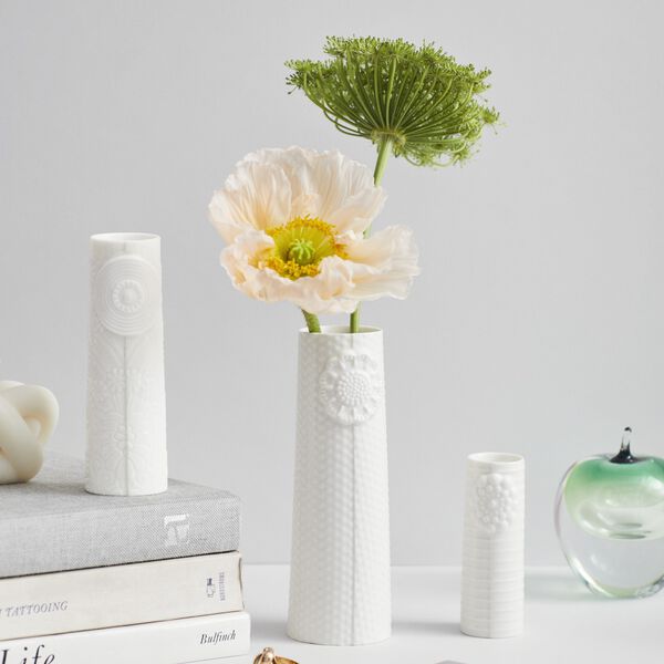 Pipanella Flock Vase Set, clean linen, Dottir Nordic Design