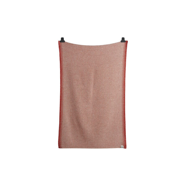 UNA Half Size Throw, light red UNA Half Size Throw, light red, Røros Tweed