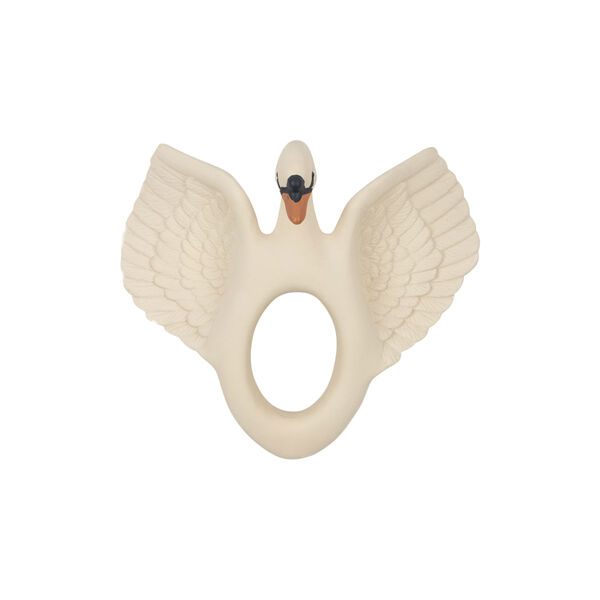 Teether Swan, off white, Konges Sløjd