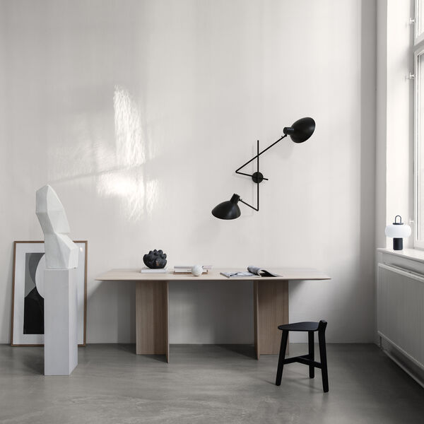 VV Cinquanta Twin Wall Lamp, black/black, Astep