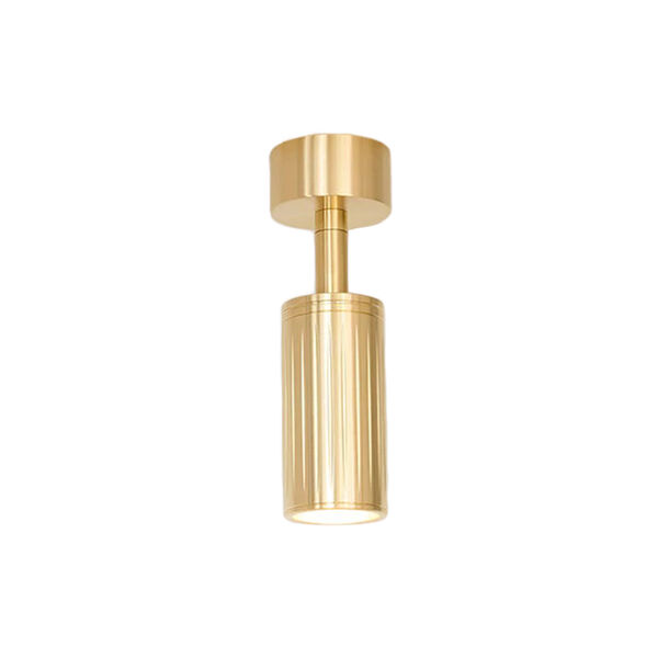 Luminar Canopy Ceiling Light, brass, Rama Lights
