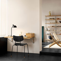 AB019 Wall Desk, oiled oak veneer, Carl Hansen & S&oslash;n