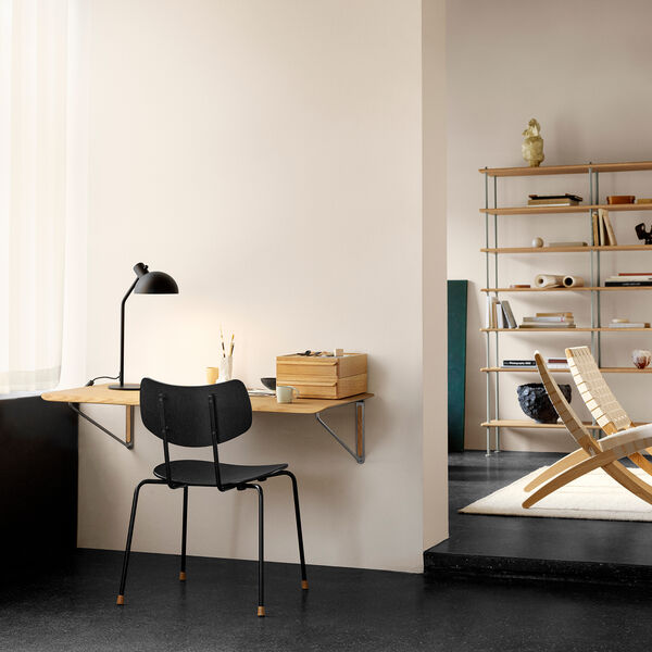 AB019 Wall Desk, oiled oak veneer, Carl Hansen & S&oslash;n
