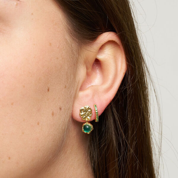 Noora post earrings, rainbow moonstone Noora post earrings, rainbow moonstone, Pure by Nat