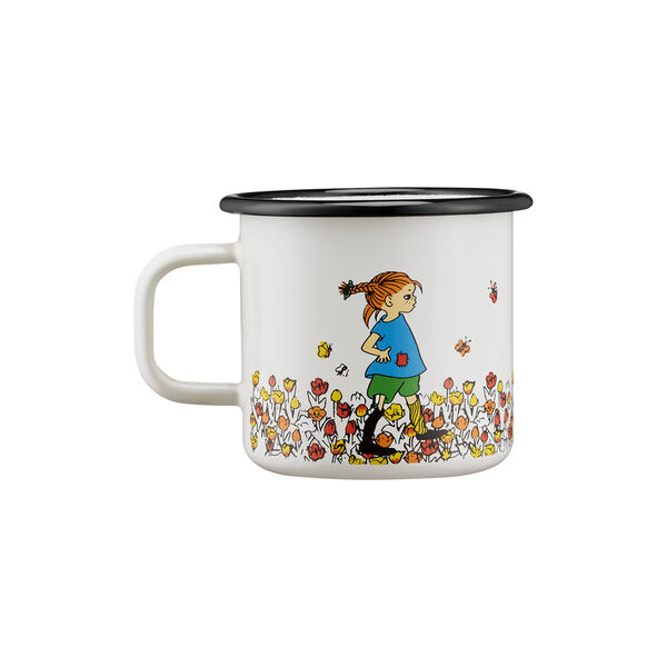 Pippi enamel mug be more pippi, Muurla