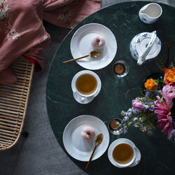 White Elements Cup with Saucer 26 cl, Royal Copenhagen