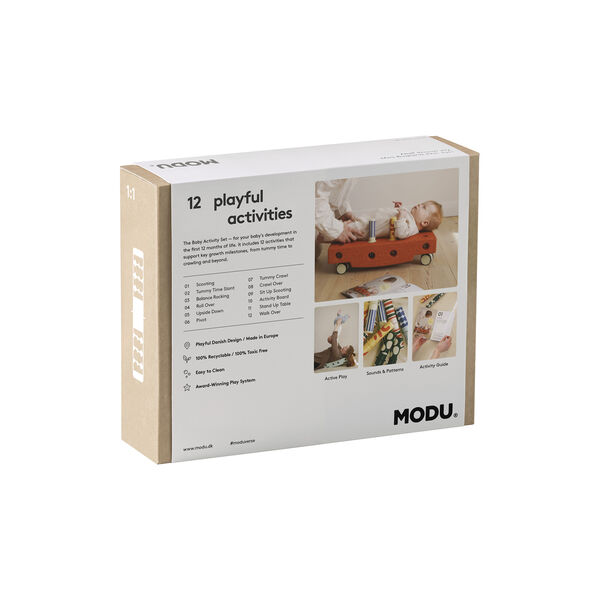 Baby Activity Set, burnt orange/dusty green, MODU