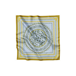 Green Flower Circle scarf, Flora Danica Denmark