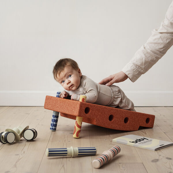 Baby Activity Set, burnt orange/dusty green, MODU