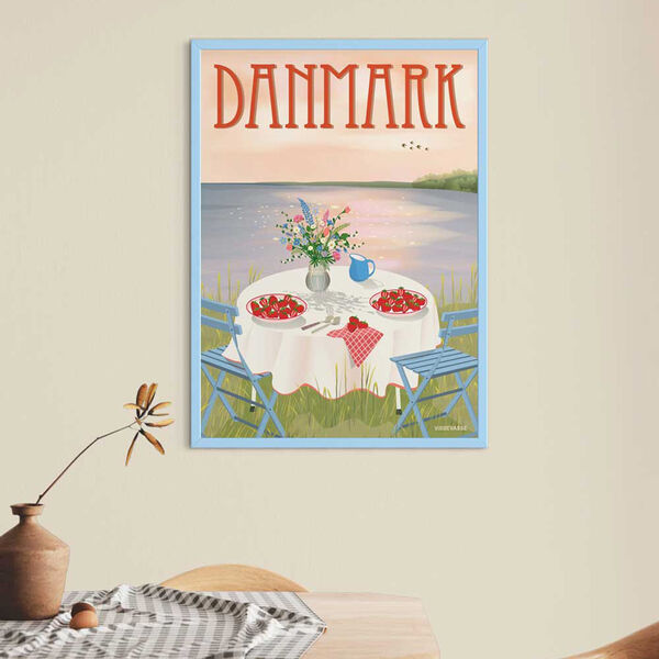 DENMARK Strawberries Poster DENMARK Strawberries Poster, ViSSEVASSE