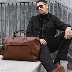 KieferMBG Weekend Bag, cognac, Markberg