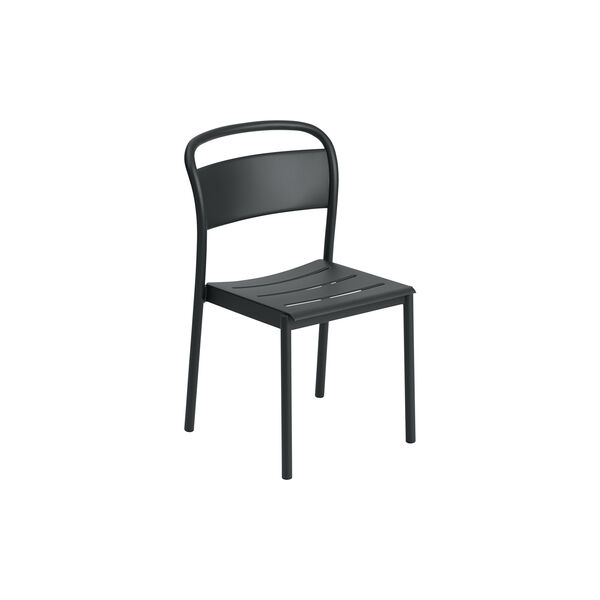 Linear Steel Side Chair, anthracite black, Muuto