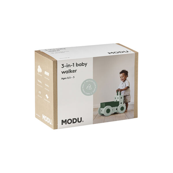 3-in-1 Baby Walker, ocean mint/forest green, MODU